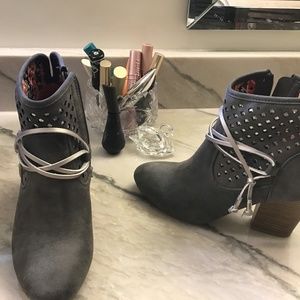 Gray Booties